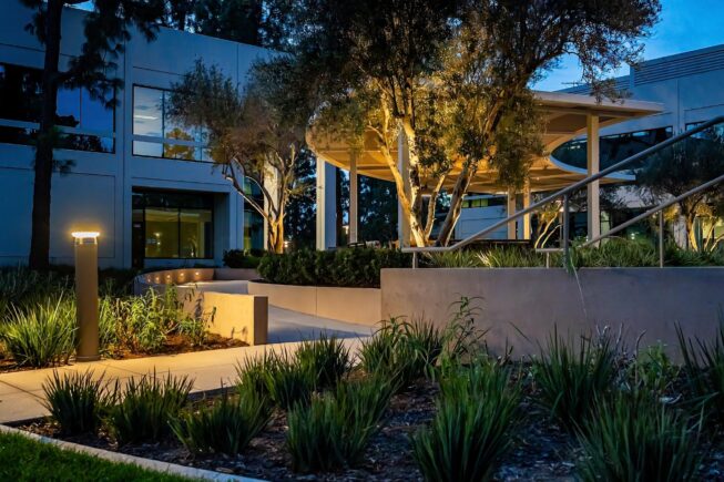 Vista Commercial Outdoor LED Lighting at Lakeview Business Center