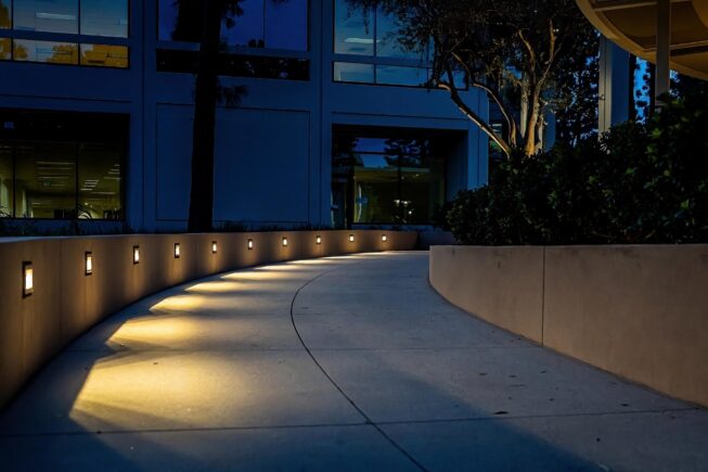 Vista Commercial Outdoor LED Lighting at Lakeview Business Center