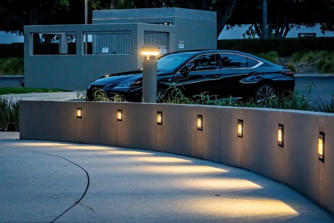 Vista Commercial Outdoor LED Lighting at Lakeview Business Center