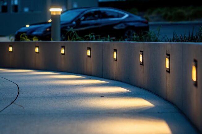 Vista Commercial Outdoor LED Lighting at Lakeview Business Center