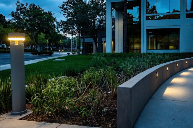 Vista Commercial Outdoor LED Lighting at Lakeview Business Center