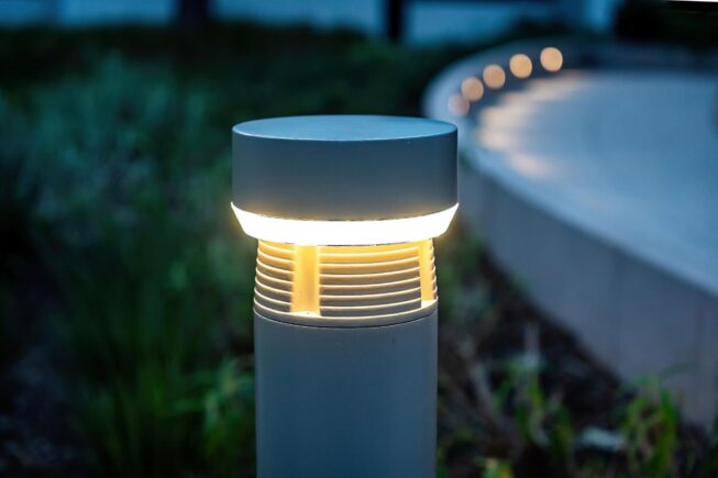 Vista Commercial Outdoor LED Lighting at Lakeview Business Center