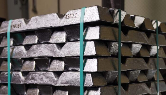 BABA Compliance A pallet of metal for use in Vista Pro's US-based manufacturing facility